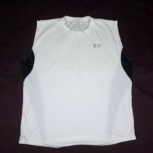 Under Armour Athletic Tank Top  Mens Size 3XL?  White Sleeveless